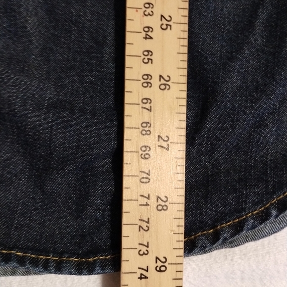 COPY - Gap 1969 Jean Shirt W/ Pearl Buttons Recycled Cotton Size Large EUC - Picture 10 of 11